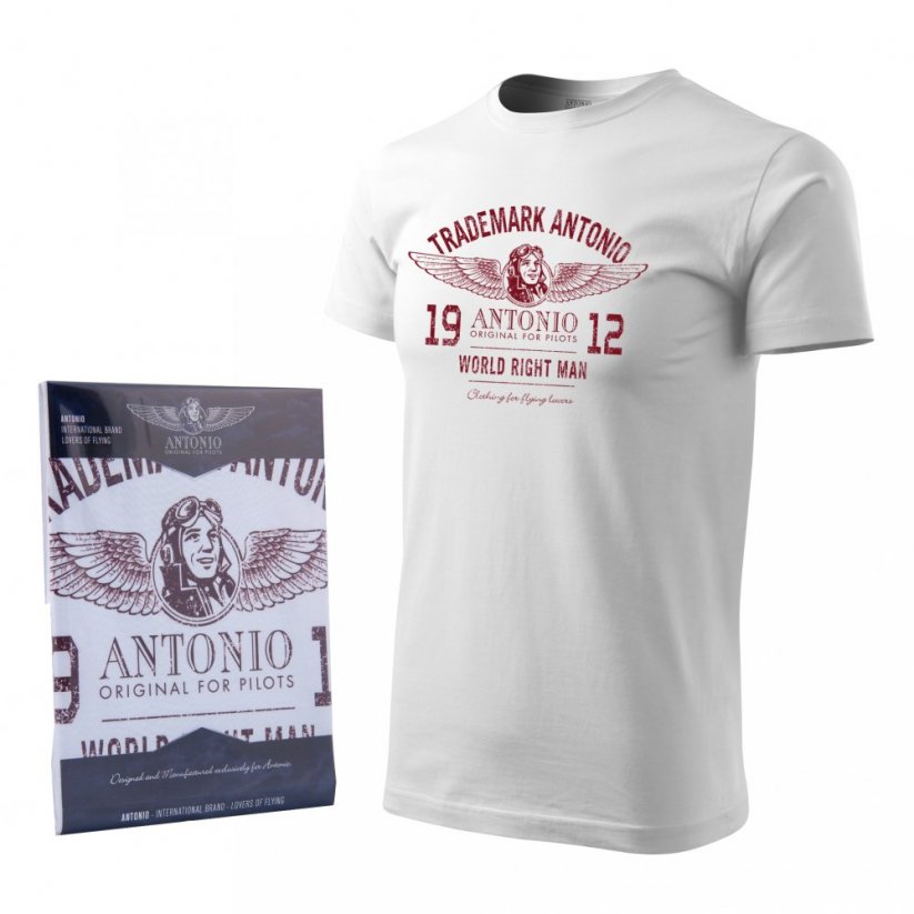 T-shirt avec logo ANTONIO 1912 - Taille: S