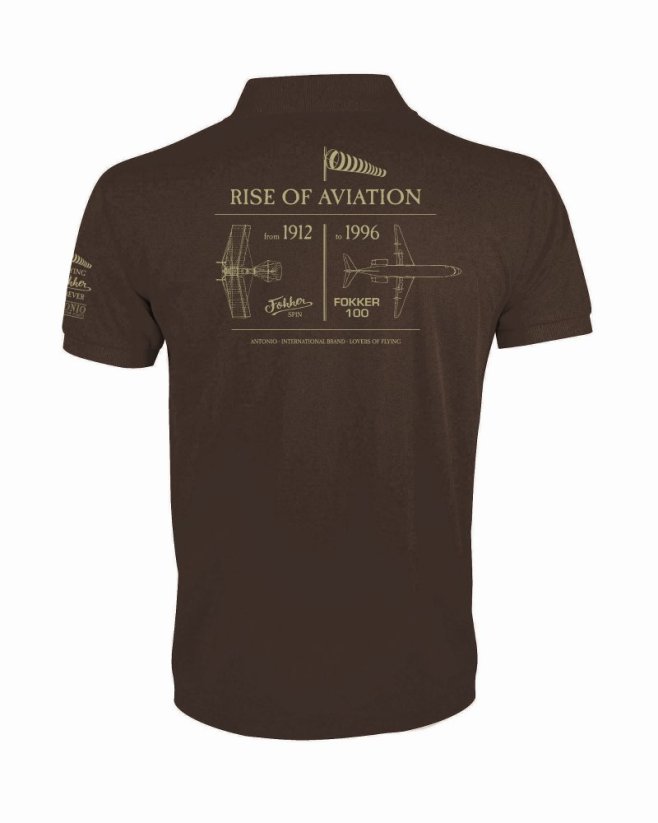 Polo rise of aviation ANTHONY FOKKER - Size: XXL