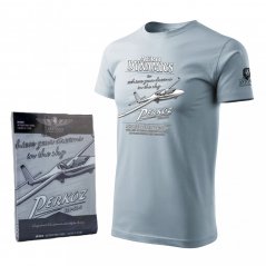 T-shirt met zweefvliegtuig SZD-54-2 PERKOZ