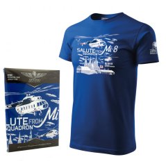 Tricou cu escadrila de elicoptere Mi-8 SALUTE