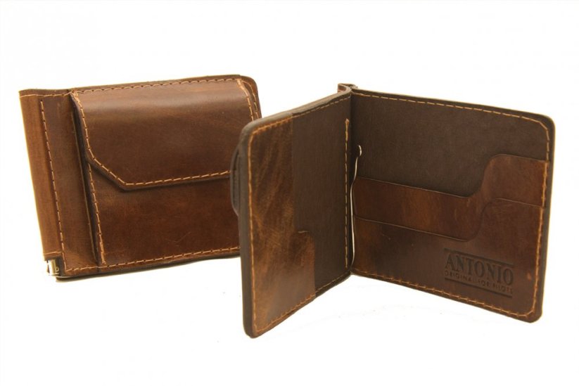 Portefeuille en cuir dollar LOBBY