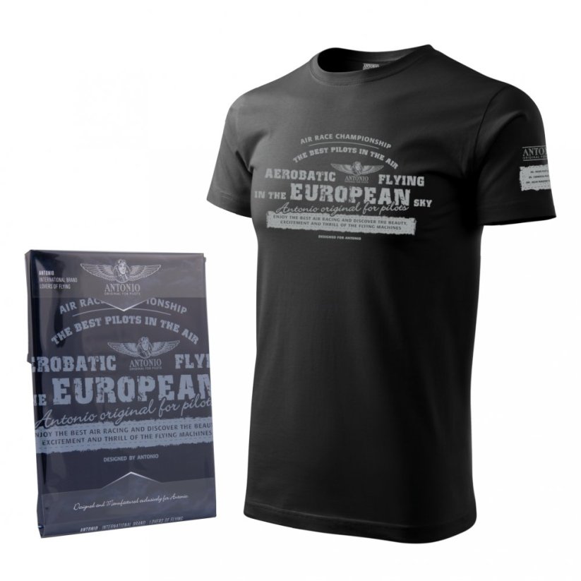 T-shirt luftfart AEROBATICS BL