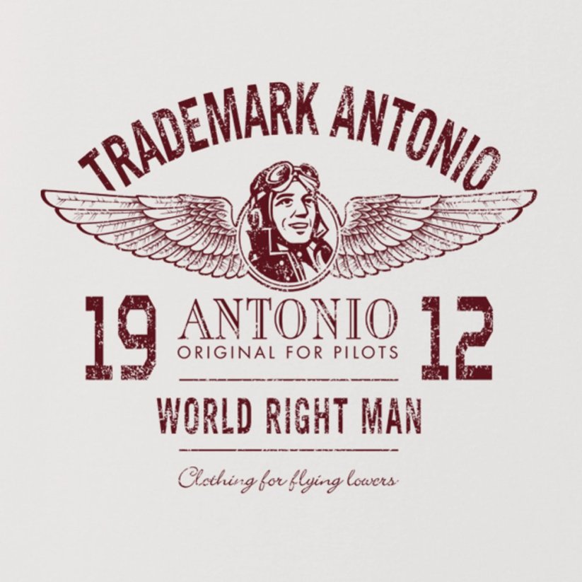 Damska koszulka z logo ANTONIO 1912 (W) - Rozmiar: XL