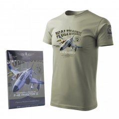T-shirt med jagerfly F-4E PHANTOM II
