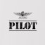 Women T-Shirt with sign of PILOT (W) - Size: XL