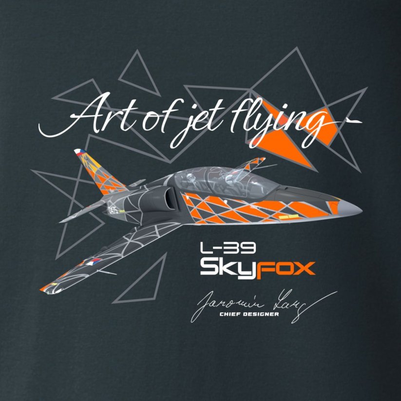 Koszulka z lekkim samolotem bojowym L-39 SKYFOX - Rozmiar: XXL