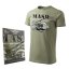T-Shirt mit Hubschrauber BELL H-13 MASH - Größe: XL
