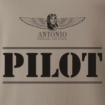 Variante grise du t-shirt PILOT