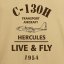 Vrouwen polo-shirt met legervliegtuigen HERCULES C-130H (W)