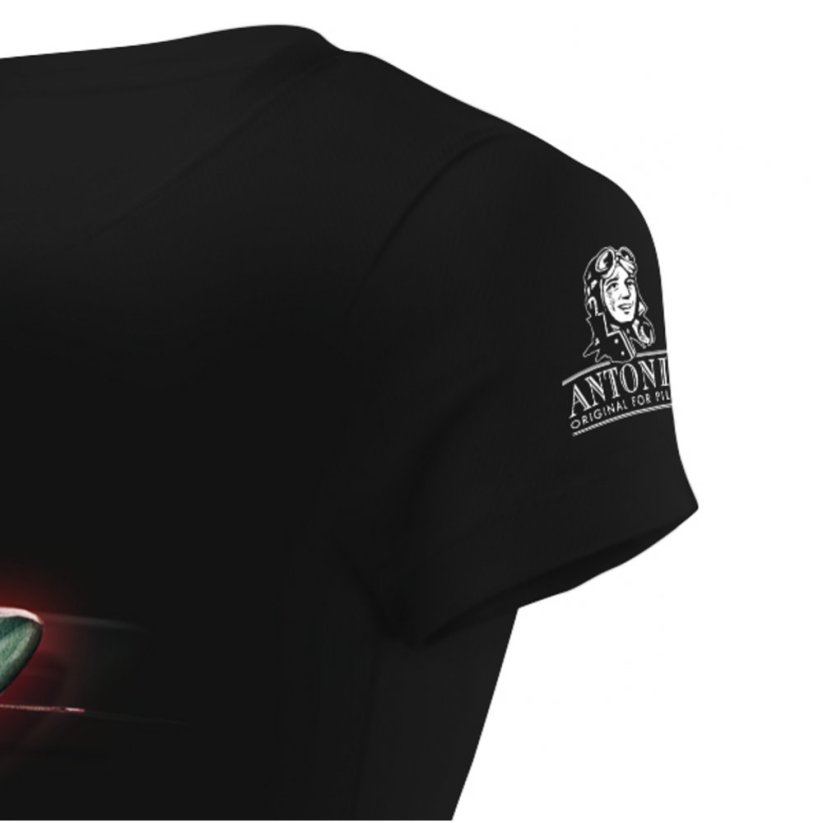 Ženske T-shirt z Japonsko letal MITSHUBISHI A6M ZERO (W) - Velikost: XXL