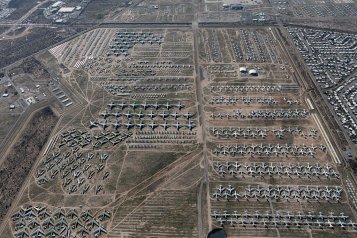 Największe cmentarzysko samolotów wojskowych na świecie