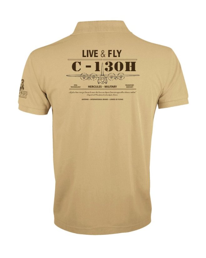 Polo-shirt avion de l’armée HERCULES C-130H - Taille: M