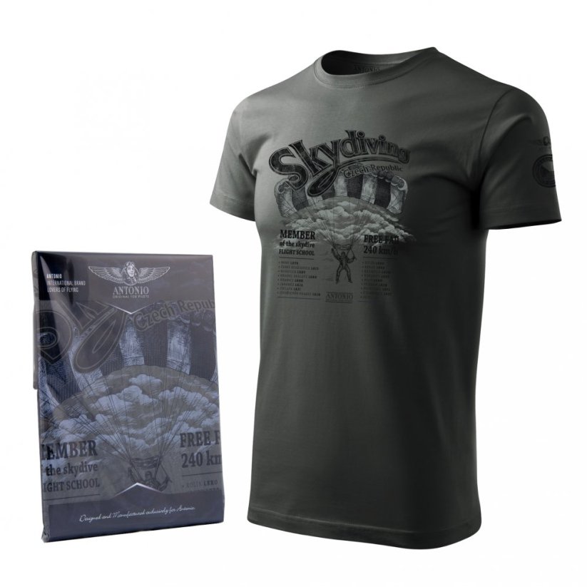 T-shirt adrenalin SKYDIVING DROPZONE