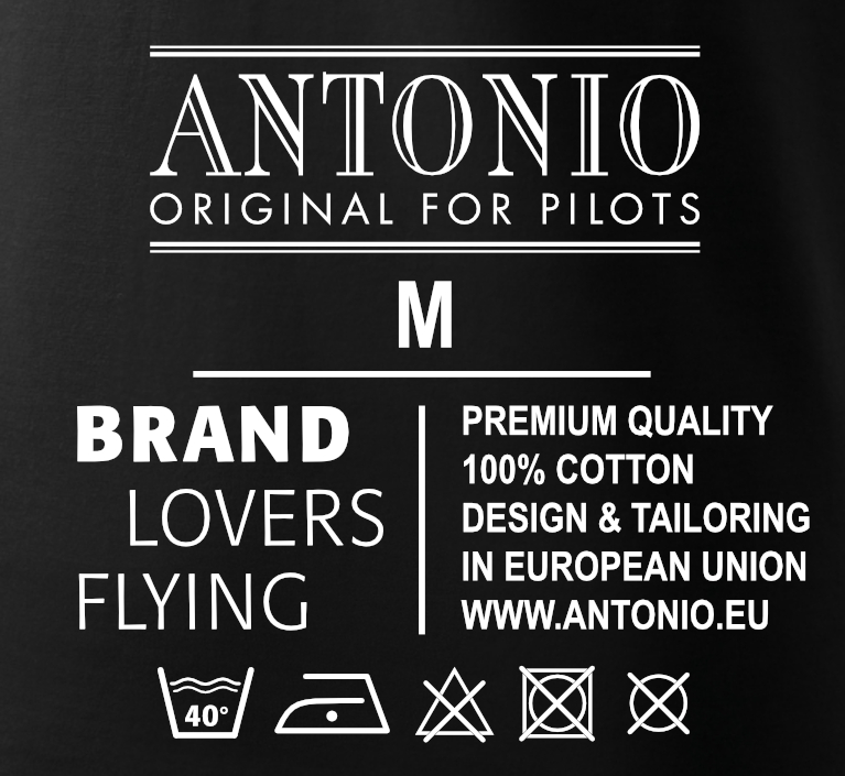 T-shirt luftfart AEROBATICS BL