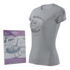 Tricou pentru femei cu elicopter ROBINSON R-44 (W)