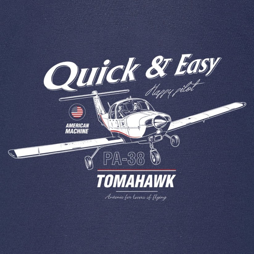 Damska Polo ultralekkich statków powietrznych PIPER PA-38 TOMAHAWK (W) - Rozmiar: XXL