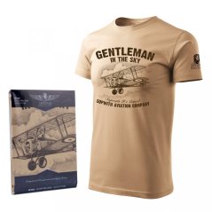 T-shirt met een tweedekker SOPWITH F-1 CAMEL