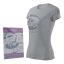 Women T-shirt with a helicopter ROBINSON R-44 (W) - Size: S