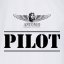 Polo-shirt zrakoplovni znak PILOT WH