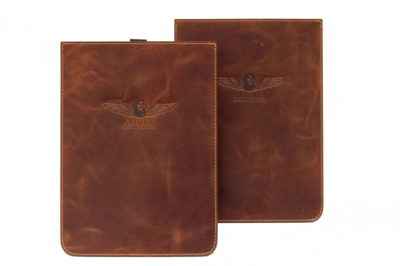 Leather case for tablet LOGBOOK