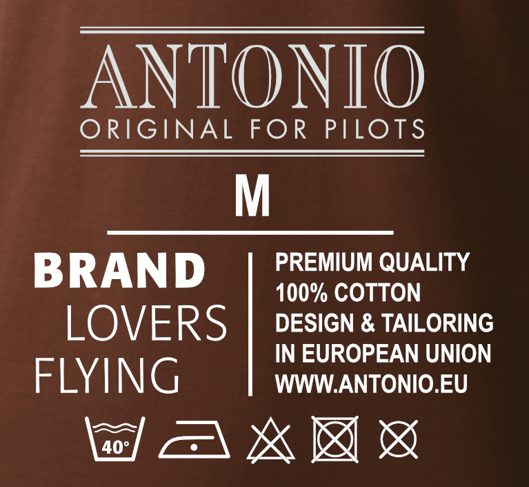 T-Shirt with biplane ANTONOV AN-2 - Size: S