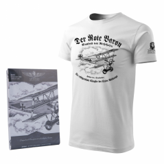 T-shirt met Fokker triplane DR.1 DREIDECKER