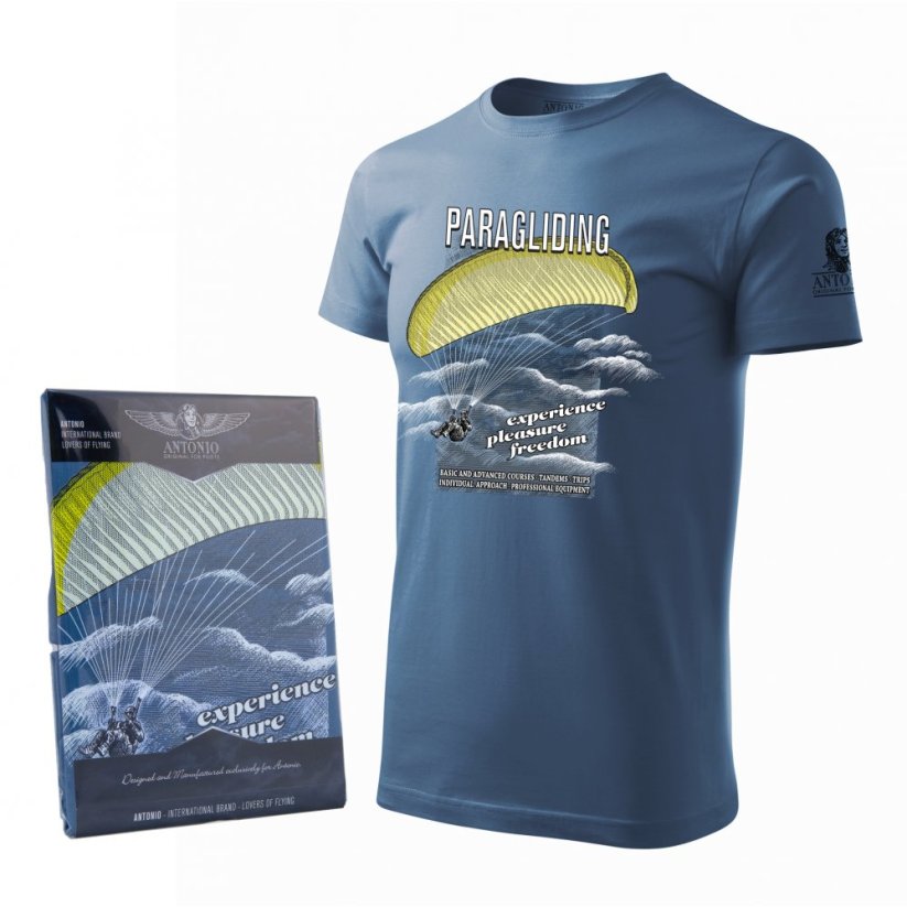 T-Shirt with adrenaline sport PARAGLIDING