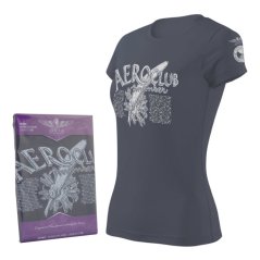 Women T-Shirt with radial engine AEROCLUB (W)