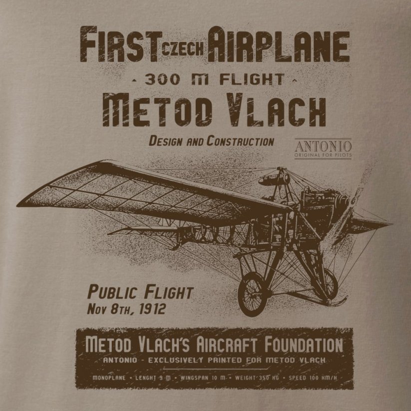 T-Shirt de METOD VLACH VINTAGE - Dimensiunea: M