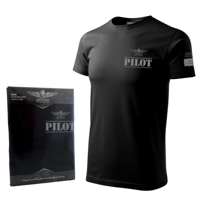 Тениска със знак PILOT BL - Размер: XXXL