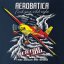 T-Shirt avec avion de voltige EXTRA 300 BLUE - Taille: M