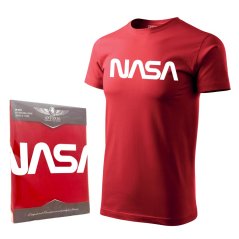 T-shirt logo NASA RED