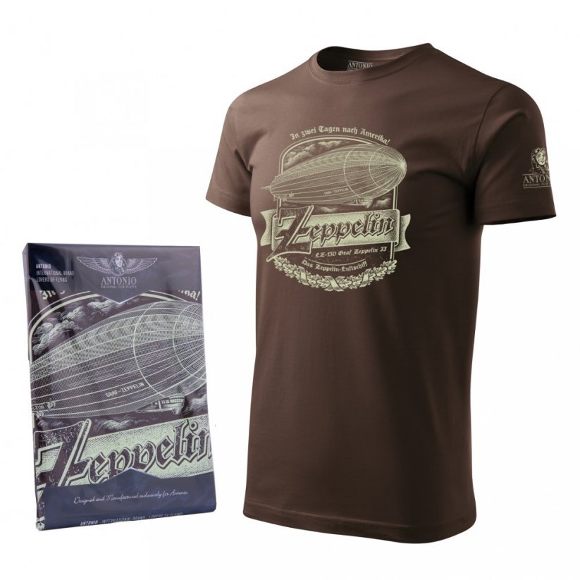 T-Shirt with airship ZEPPELIN - Size: XXL