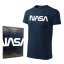 T-Shirt logo NASA BLUE
