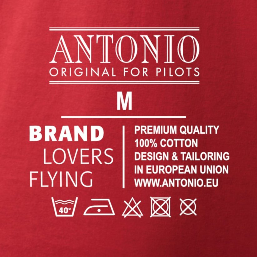 Majica logo NASA RED - Velikost: L