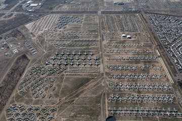 A világ legnagyobb katonai repülőgép-temetője