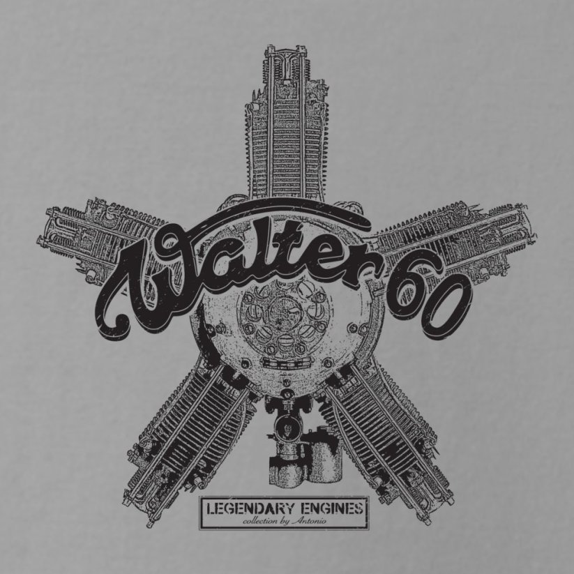 T-shirt flymotor WALTER 60 - Størrelse: L