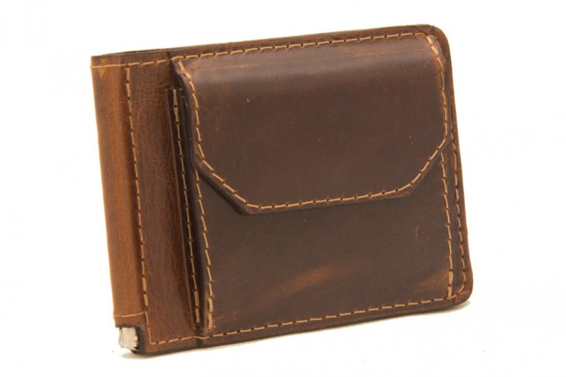 Portefeuille en cuir dollar LOBBY