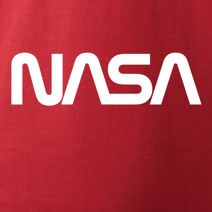 Majica logo NASA RED - Velikost: L