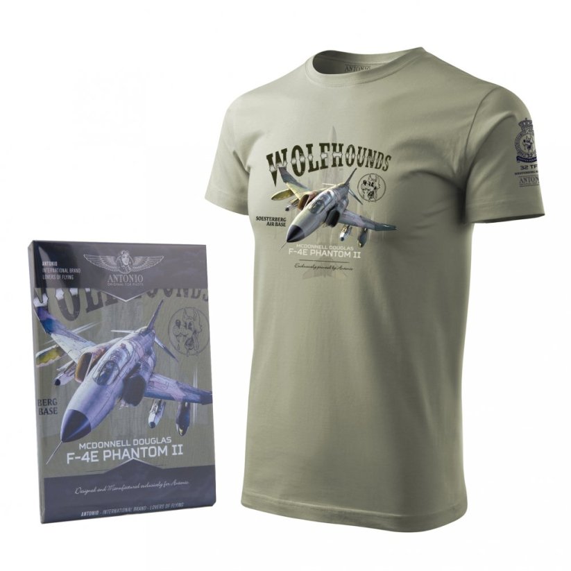 T-Shirt mit Jagdflugzeug F-4E PHANTOM II