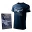 T-shirt met ultralichte vliegtuigen STING S-4 - Grootte: L