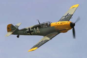 Tyske kampfly MESSERSCHMITT BF 109