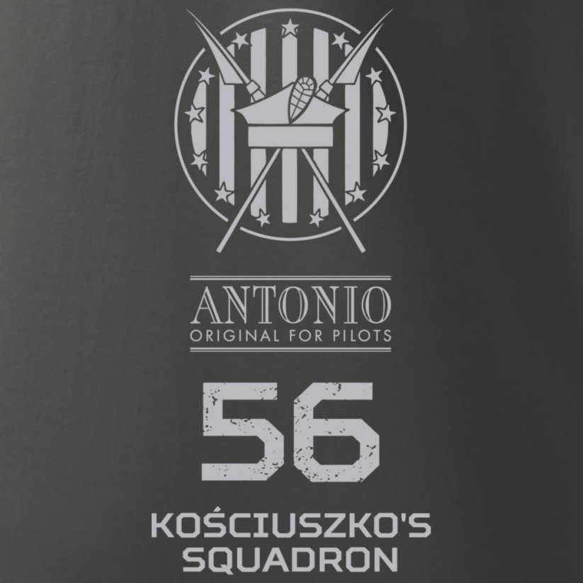 Tricou cu avioane de vânătoare MIG-29 KOSCIUSZKO'S SQUADRON #56 PLN