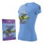 Women T-Shirt with airplane PIPER J-3 CUB (W) - Size: L