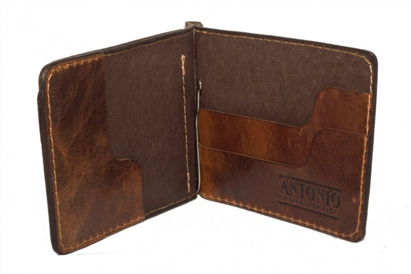 Portefeuille en cuir dollar LOBBY