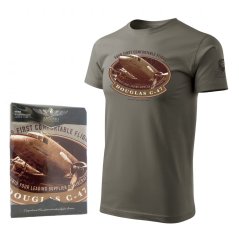 T-shirt avec avion de transport Douglas C-47 SKYTRAIN