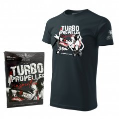 T-shirt met TURBO PROPELLER vliegtuig A-29B Super Tucano