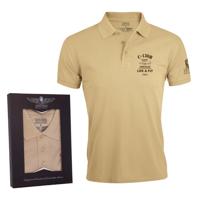 Polo-shirt avion de l’armée HERCULES C-130H - Taille: M