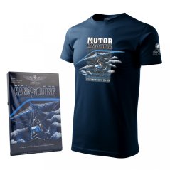 T-Shirt with motorized hang glider MOTOR HANG-GLIDING