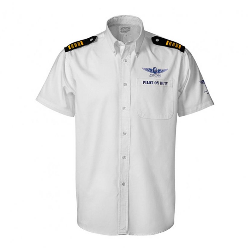 Shirt with epaulettes PILOT ON DUTY - Size: L